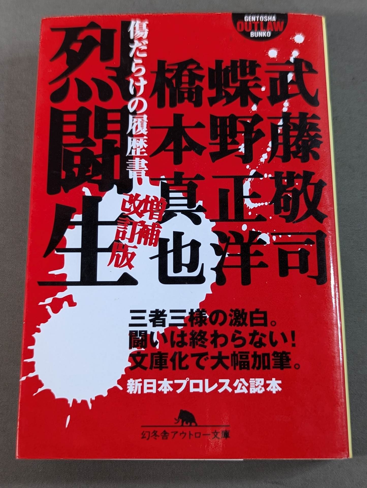 烈闘生 傷だらけの履歴書 増補改訂版