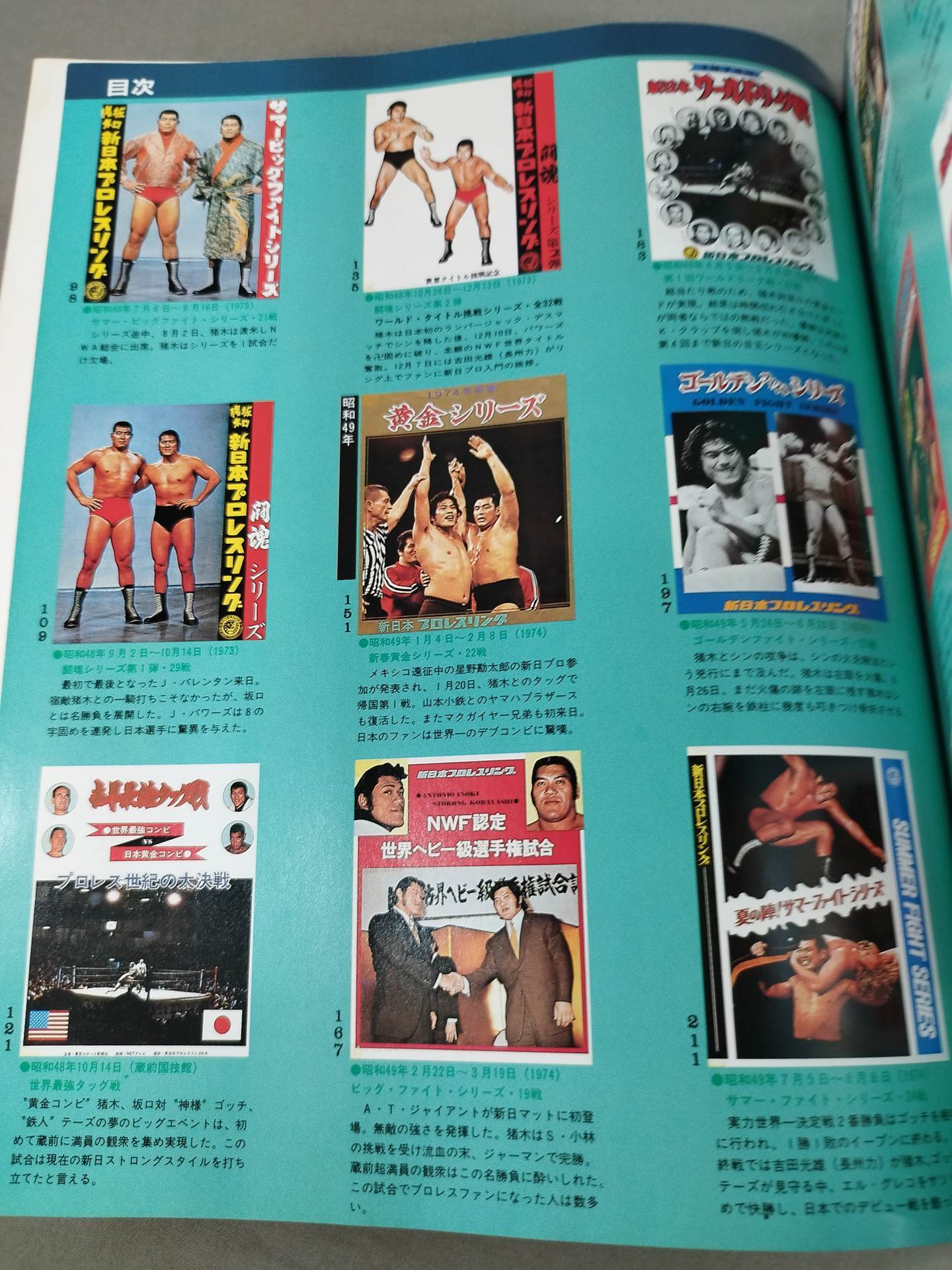 New Japan Pro Wrestling Pro-wrestling  Condensed version of the pamphlet Volume 1 [Permanent Preservation Version]