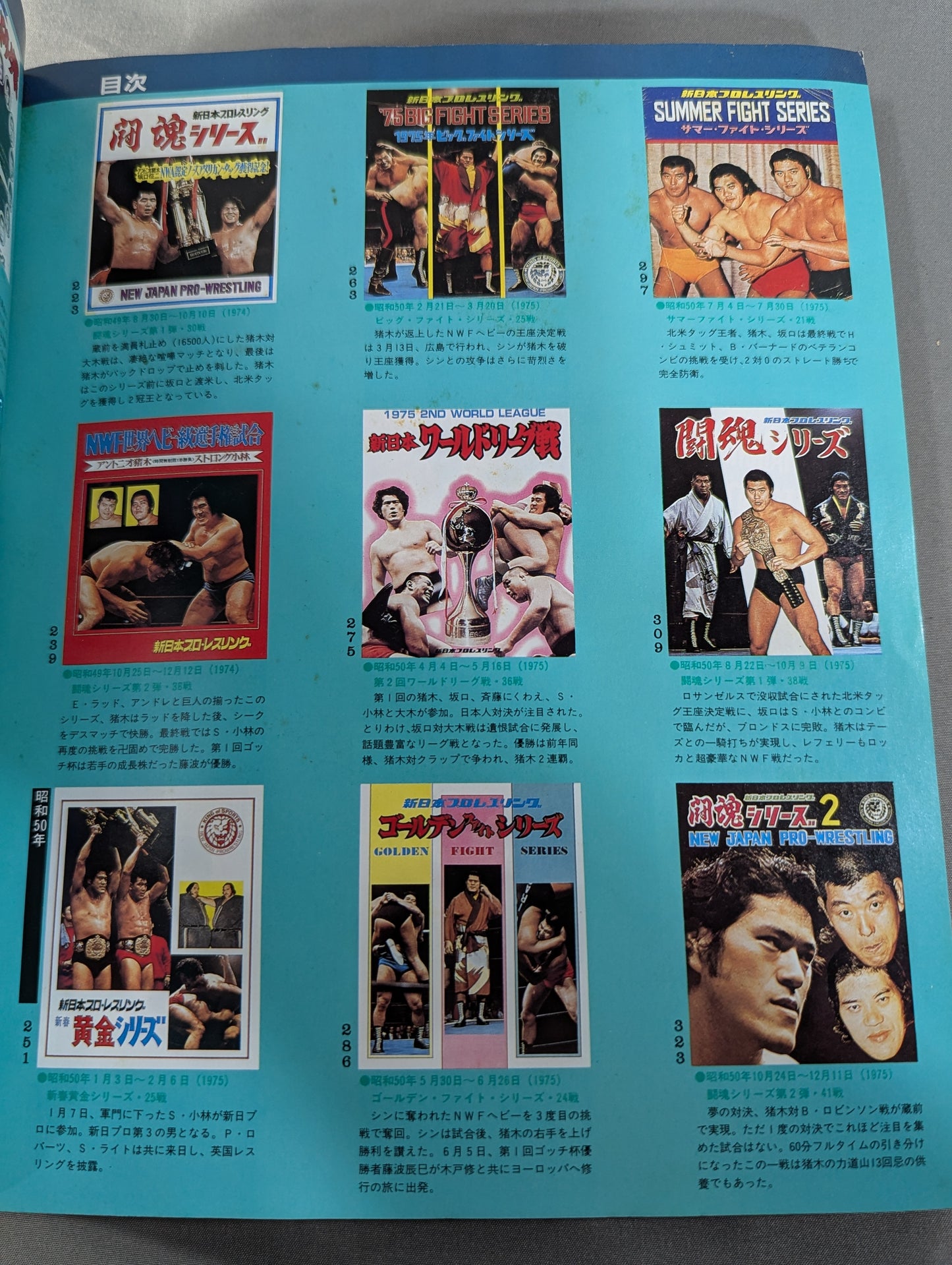 New Japan Pro Wrestling Pro-wrestling  Condensed version of the pamphlet Volume 1 [Permanent Preservation Version]