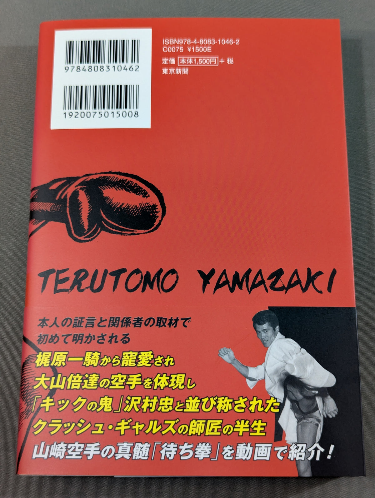 The man who became the model for Toru Rikiishi Genius KARATE  TERUTOMO YAMAZAKI