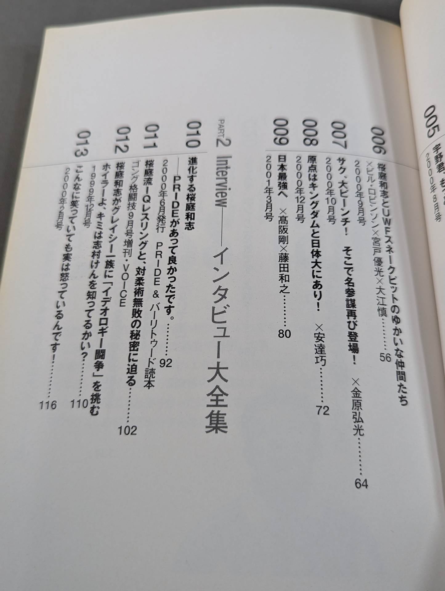 Marugoto Kazushi Sakuraba Gong Martial Arts NIPPON SPORTS MOOK 53