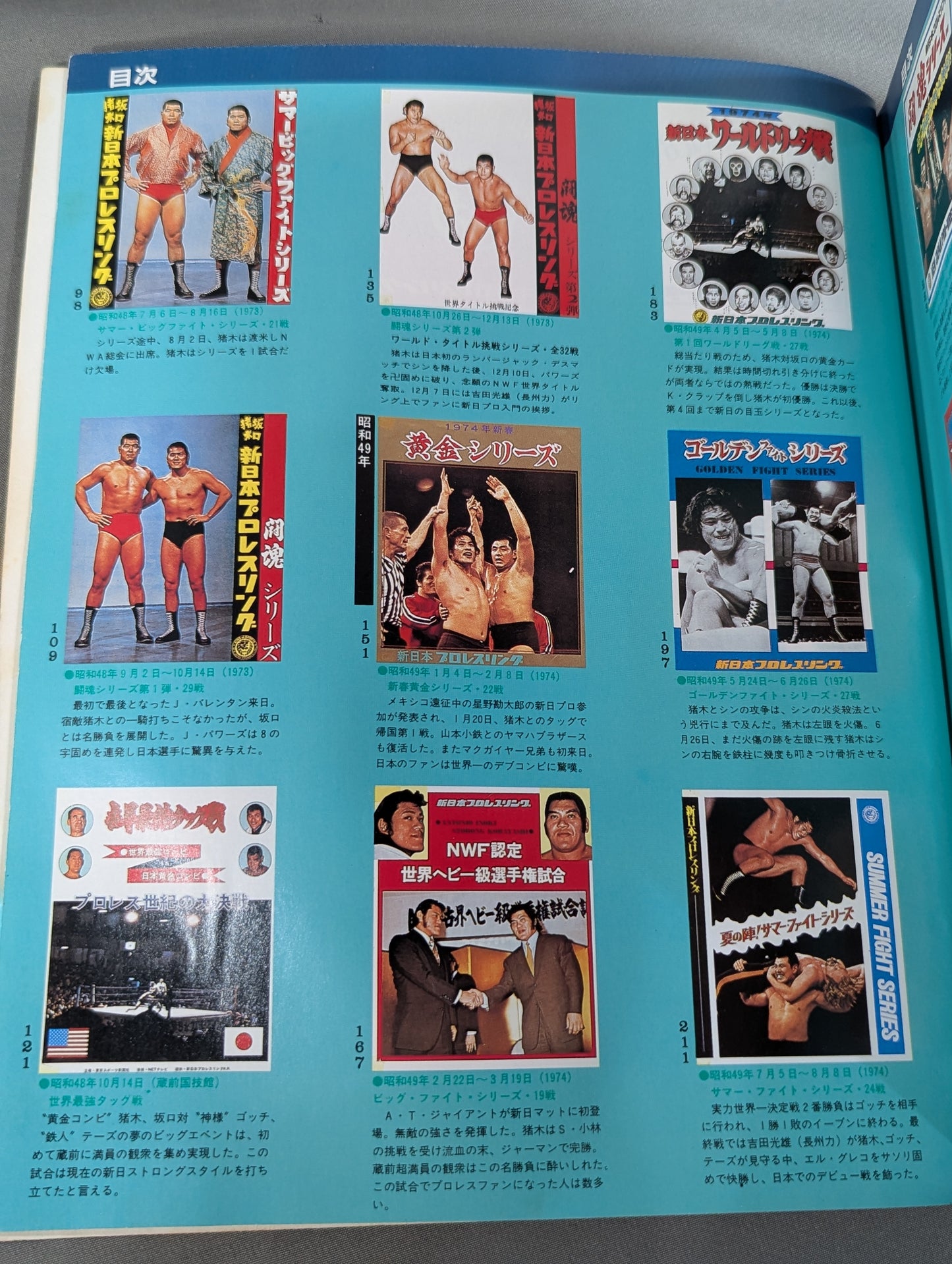 New Japan Pro Wrestling Pro-wrestling  Condensed version of the pamphlet Volume 1 [Permanent Preservation Version]
