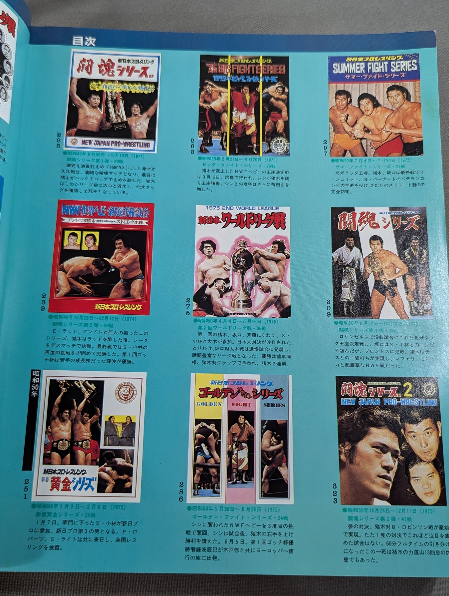 New Japan Pro Wrestling Pro-wrestling  Condensed version of the pamphlet Volume 1 [Permanent Preservation Version]