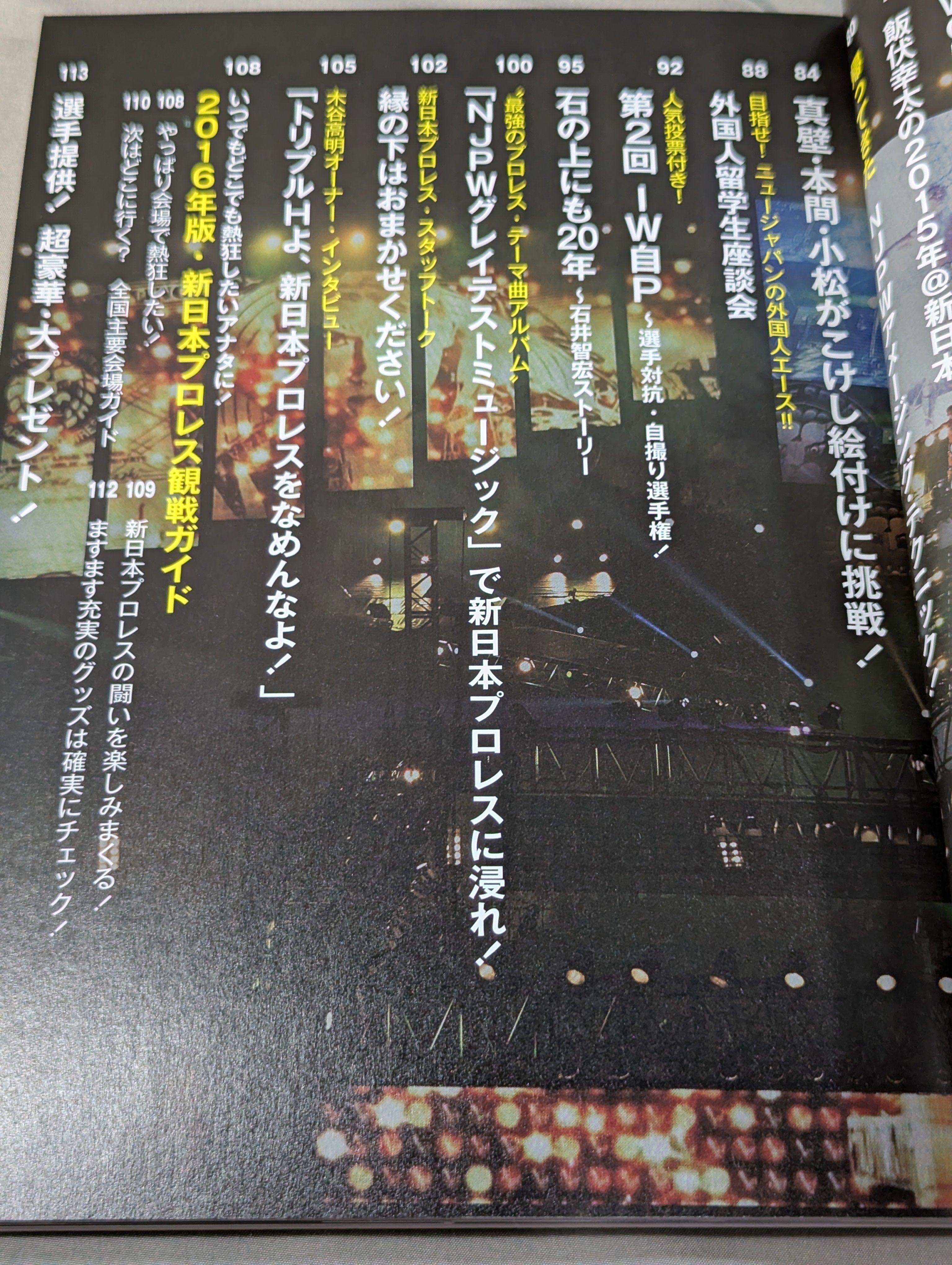 新日本プロレスぴあ2016 – 闘道館