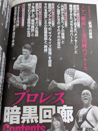 Bessatsu Takarajima 2582 Pro Wrestling Dark Corridor - The Truth Behind Noah's 'Bankruptcy' and Jun Izumida's 'Sudden Death'