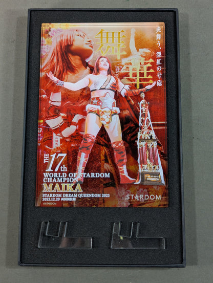 Maika  17th World of Stardom Coronation Commemorative Acrylic Block
