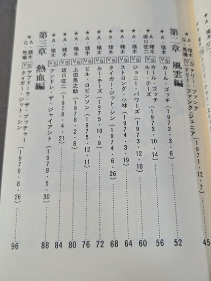 Antonio Inoki  Self-Selected Fighting Spirit 30 Battles