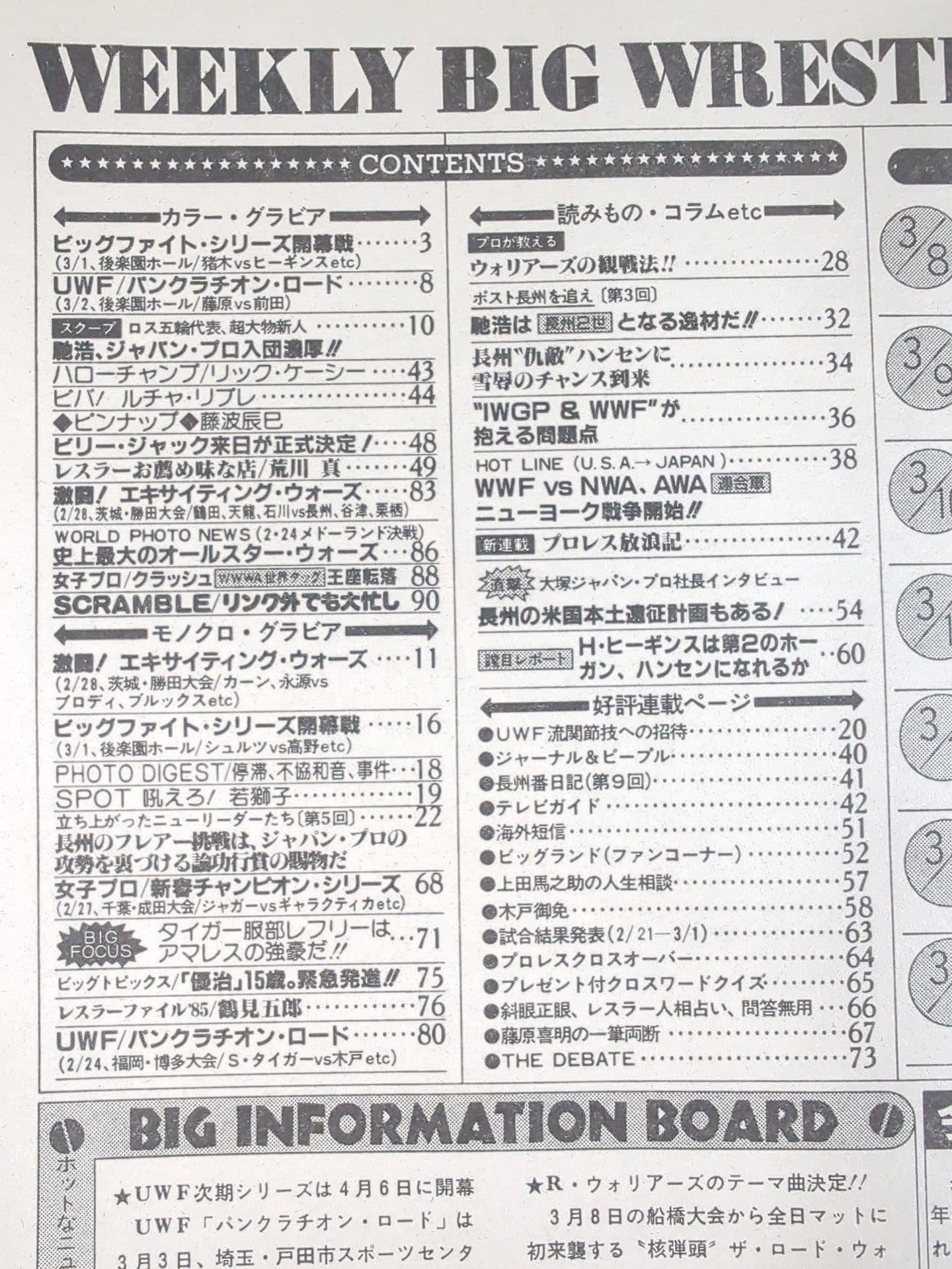 Weekly Big Wrestler 27