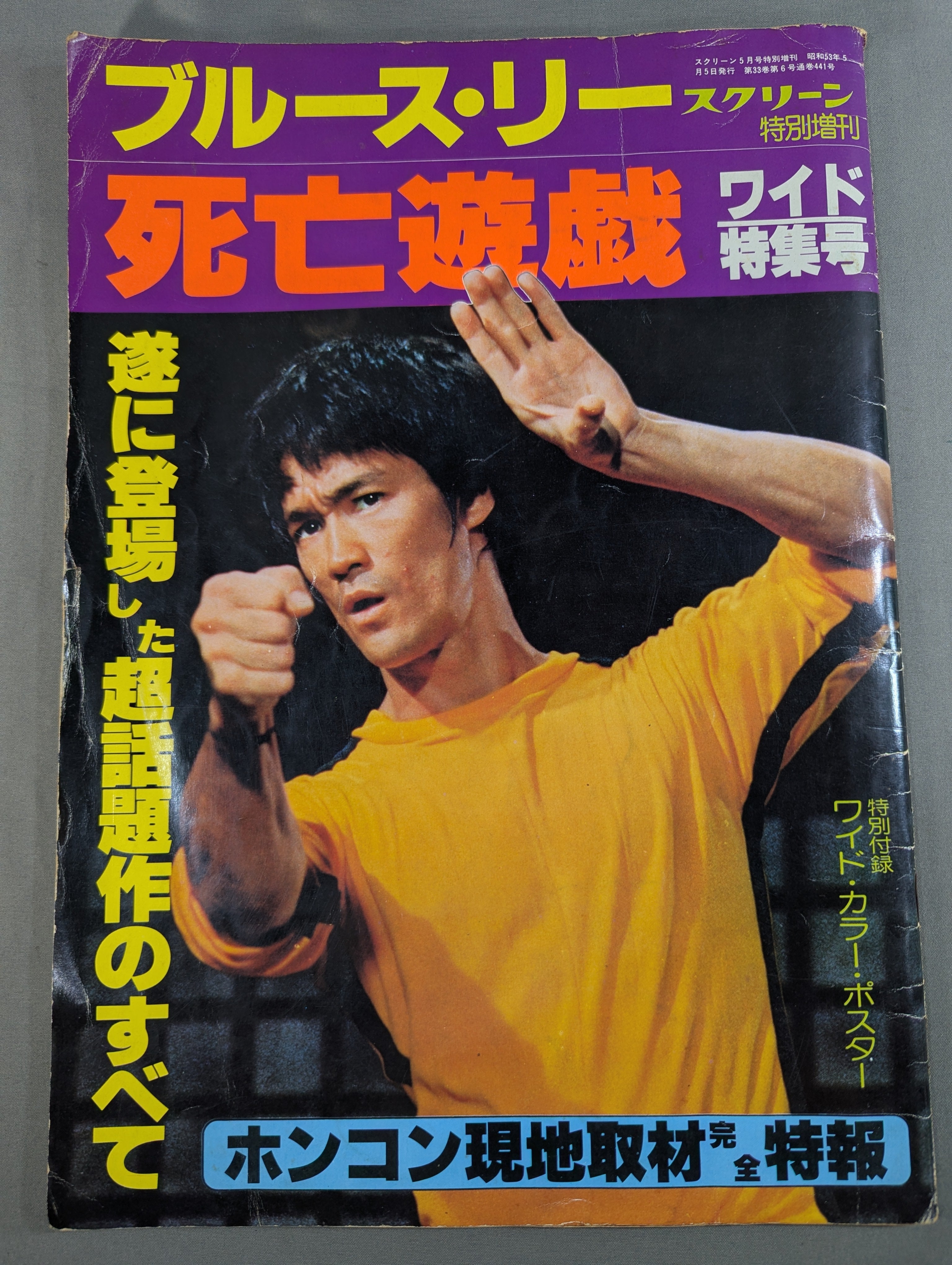 スクリーン特別増刊 ブルース・リー 死亡遊戯 ワイド特集号 – 闘道館