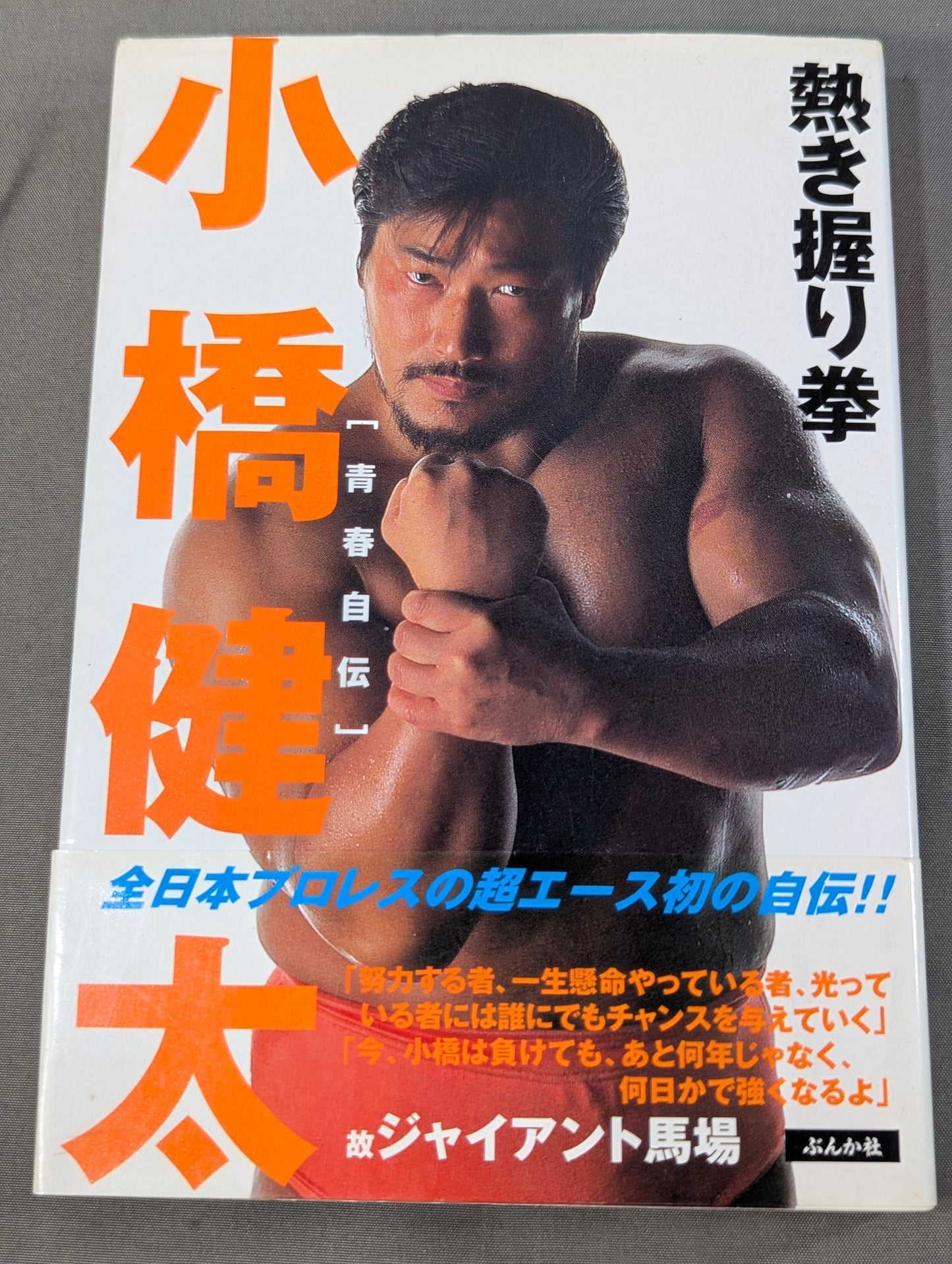 kenta Kobashi  Youth Autobiography Hot Clenched Fist