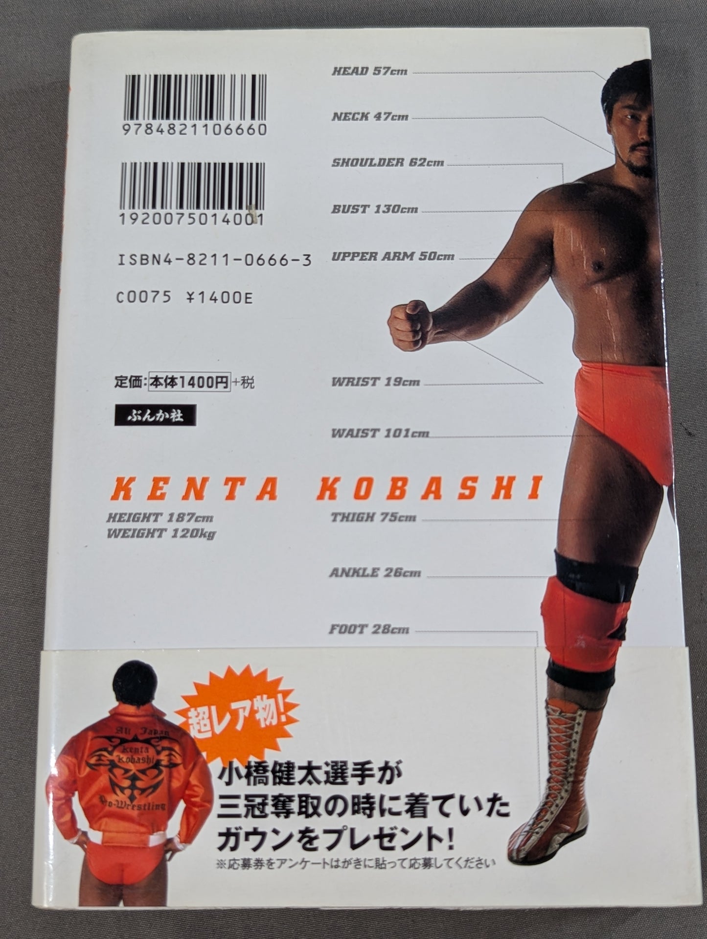 kenta Kobashi  Youth Autobiography Hot Clenched Fist