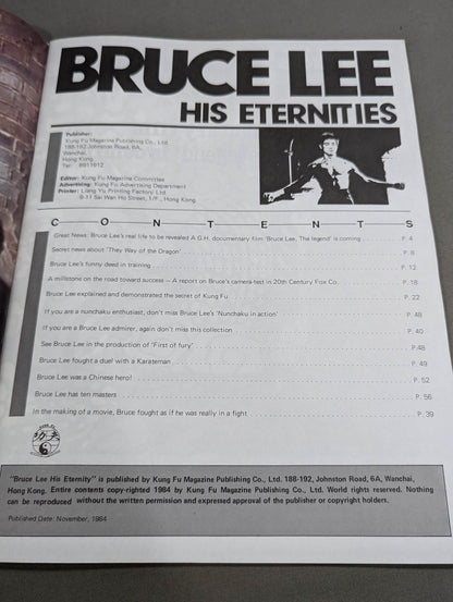 BRUCE LEE HIS ETERNITIES