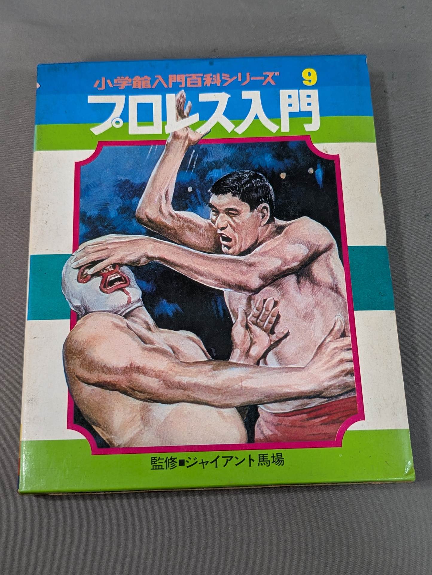 ☆初版☆ プロレス入門 小学館入門百科シリーズ⑨ (表紙:イラスト