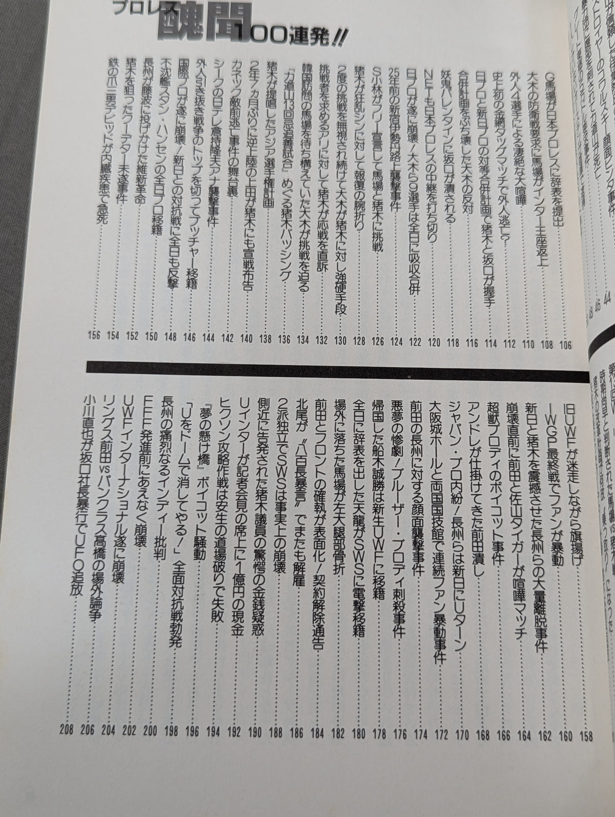 プロレス醜聞(スキャンダル)100連発!!