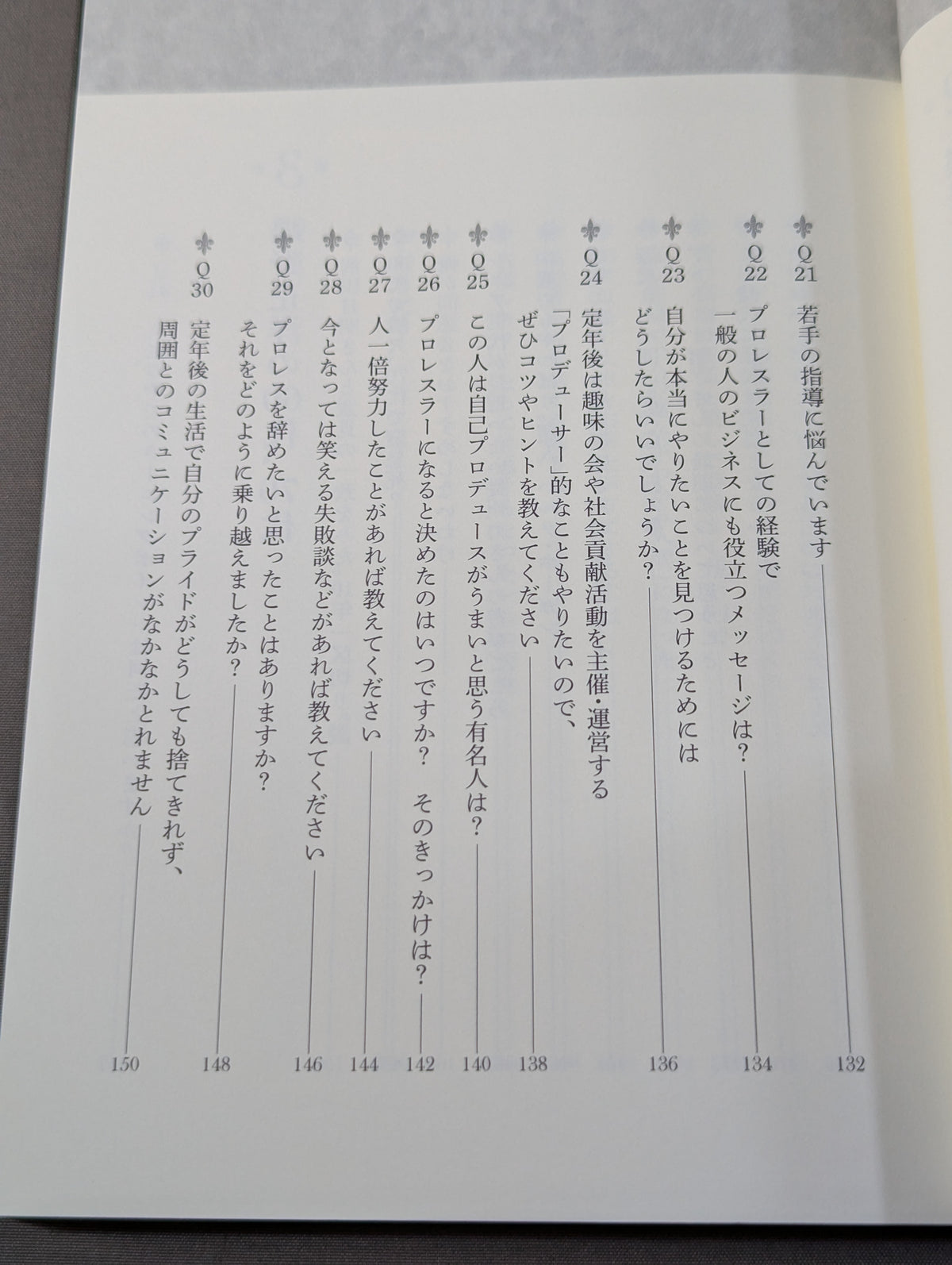 [Masahiro Chono  hand signed autograph ] How to Live with the Self Without a Title