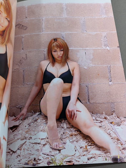 [Io Shirai (Iyo Sky)  hand signed autograph 】FOTOLIBRE de Mascara Numero.38