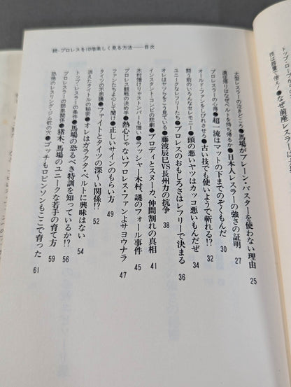 続・プロレスを10倍楽しく見る方法