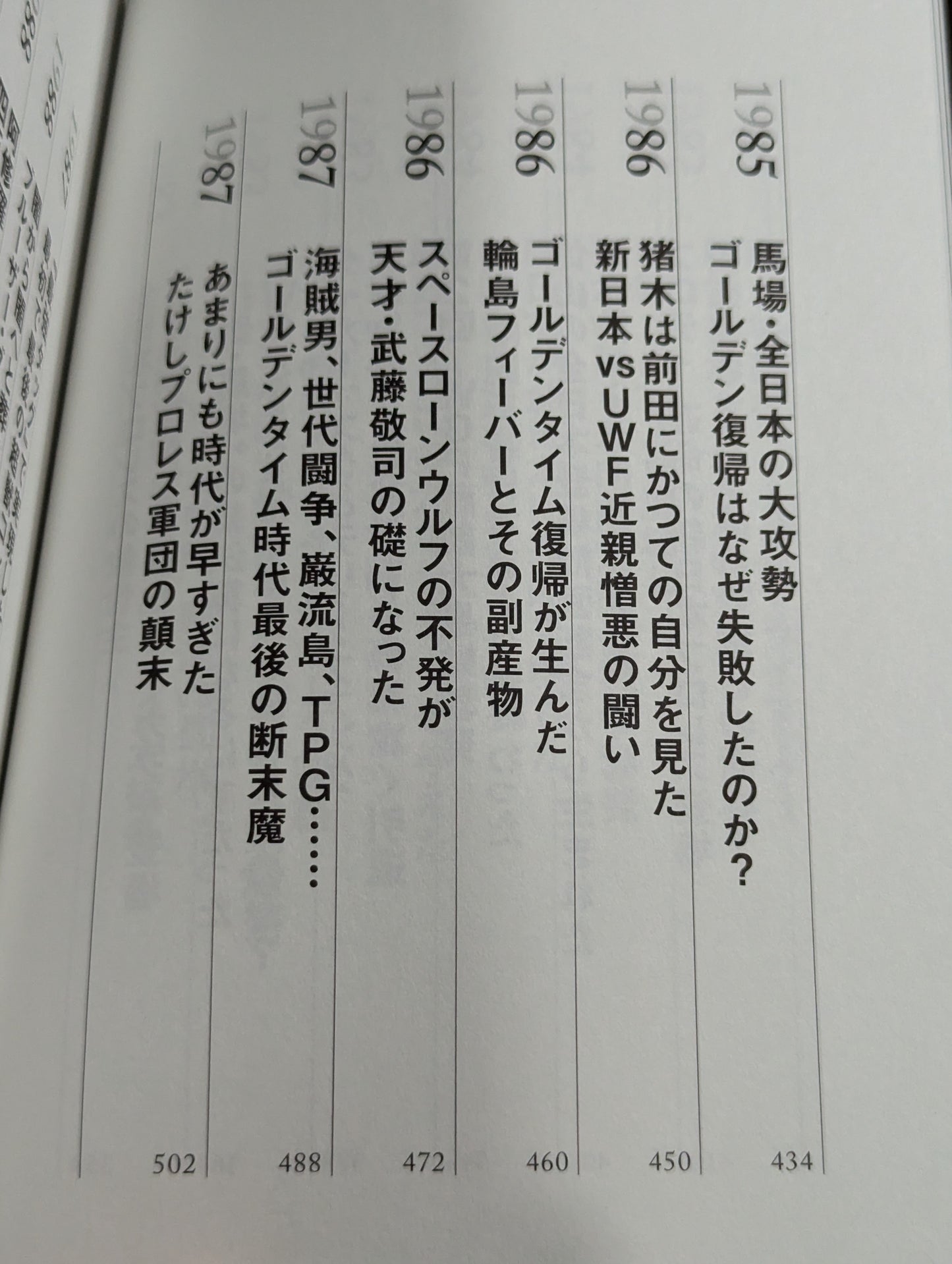 [Author hand signed autograph ] Fighting spirit and royal road Showa Pro Wrestling's 16 Years' War