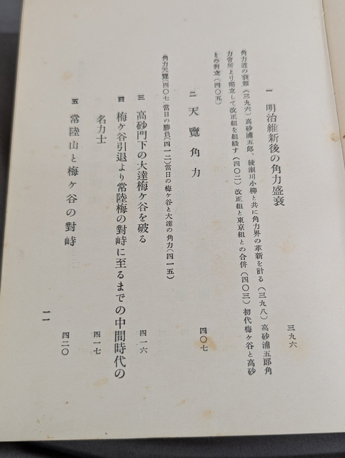 江戸時代之角力