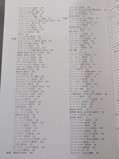 昭和プロレステーマ曲大事典