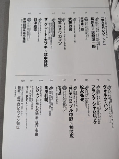 俺たちのプロレス Vol.9 今だから明かせる!レジェンドたちの13名の「証言」 長州力×天龍源一郎