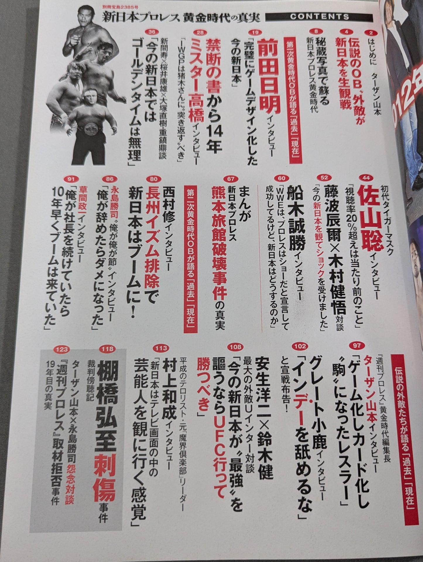 別冊宝島2385 新日本プロレス黄金時代の真実 伝説のOBたちがもの申す！ 過去 現在