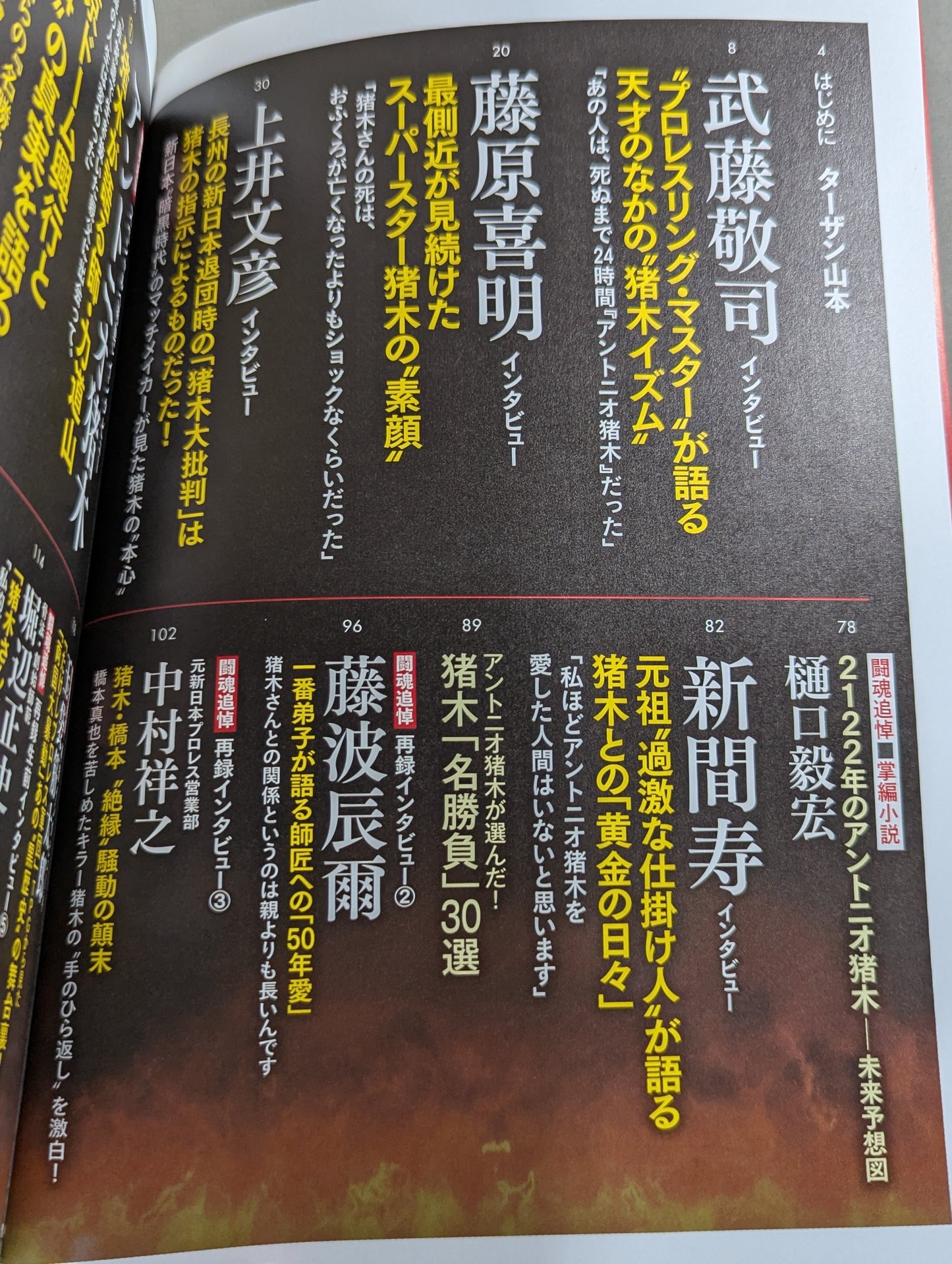 シリーズ 逆説のプロレス Vol.22 追悼証言 アントニオ猪木「夜空の闘魂星座」伝説