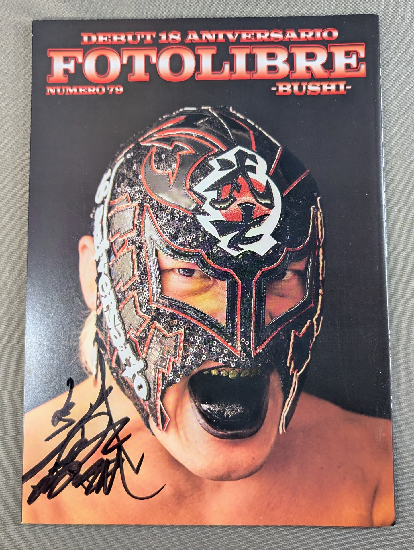 【BUSHI 直筆サイン入り】FOTOLIBRE de Mascara Numero.79