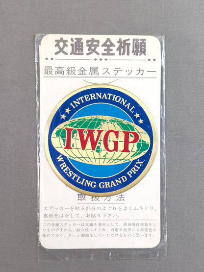 ★交通安全祈願★ IWGP 最高級金属ステッカー