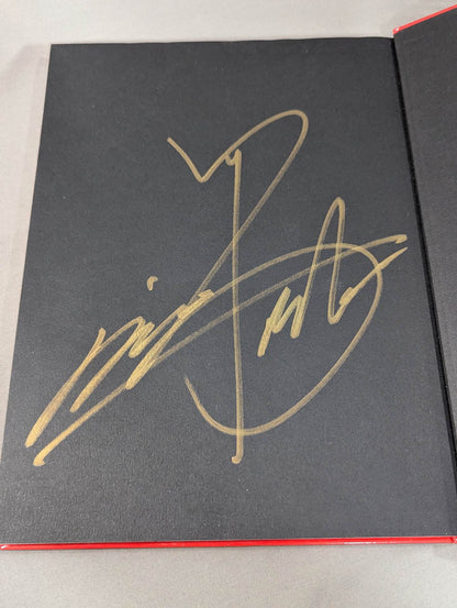 [Kazuchika Okada  hand signed autograph ] New Japan Pro Wrestling 40 Years History《40th Anniversary Treasured Edition》
