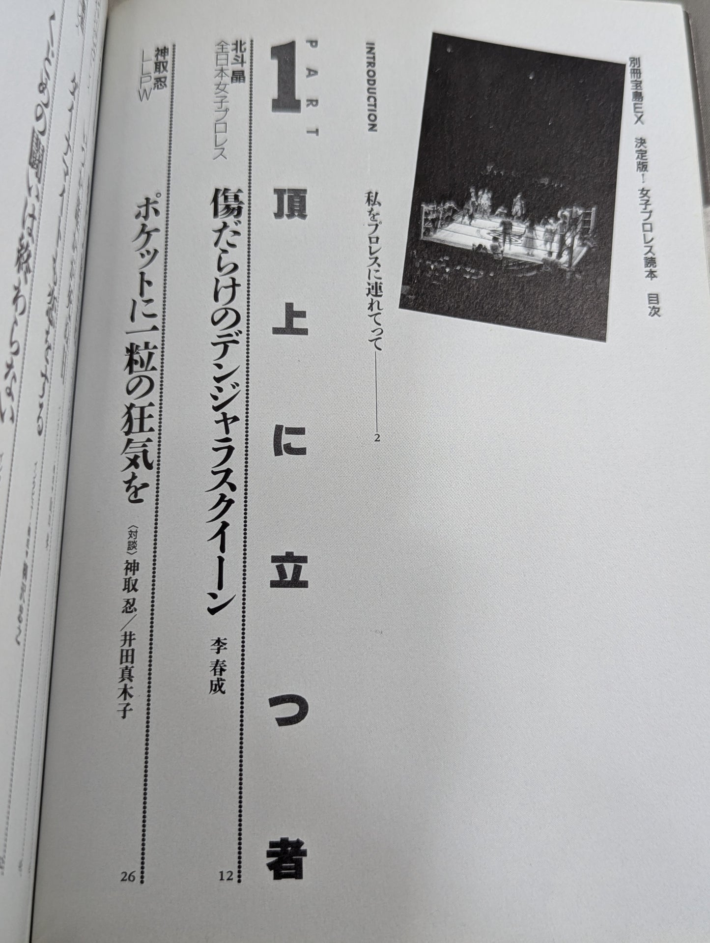 別冊宝島EX 決定版! 女子プロレス読本