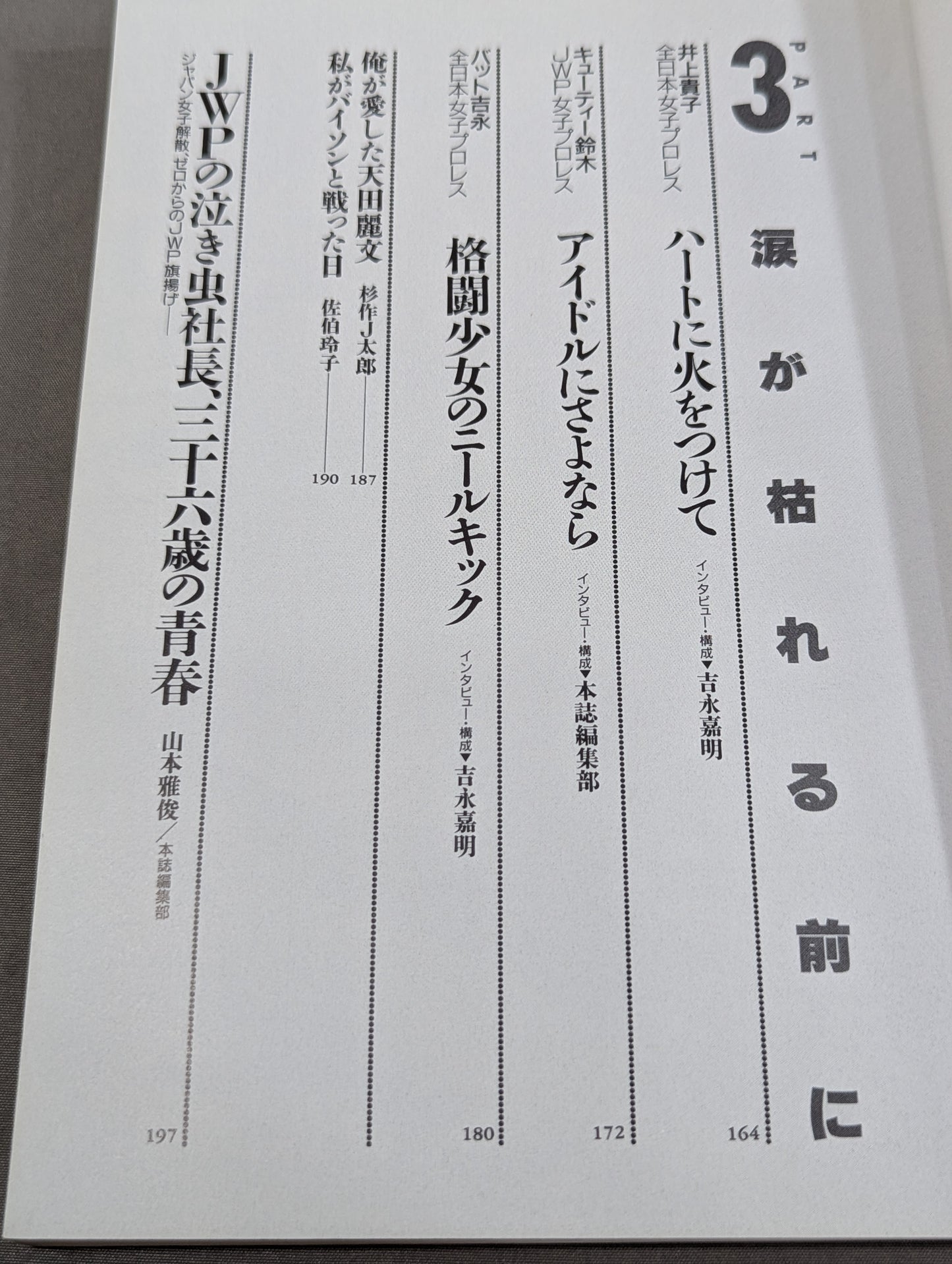 別冊宝島EX 決定版! 女子プロレス読本
