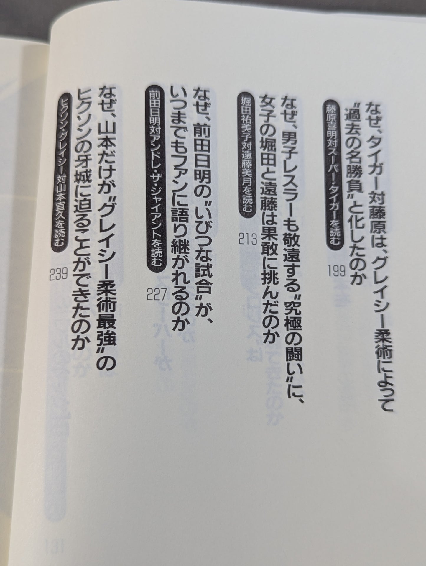 ポケットブックスペシャル プロレス格闘技名勝負大全