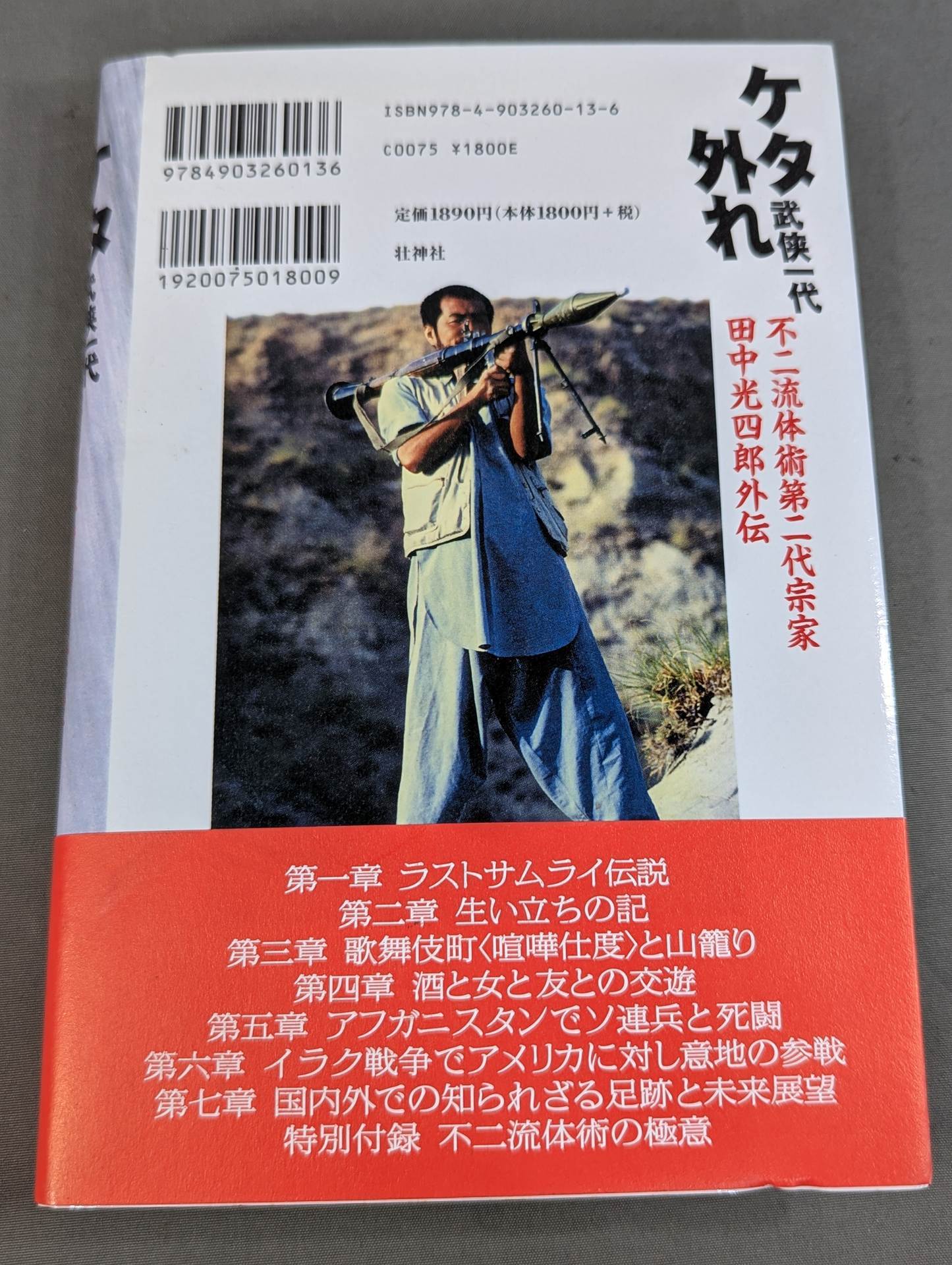 ケタ外れ 武侠一代 不二流体術第二代宗家田中光四郞外伝 – 闘道館
