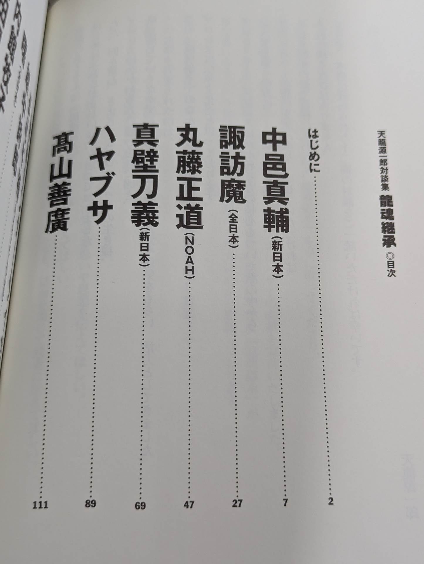 Inheritance of the Dragon Soul Tenryu Genichiro  Dialogue Collection