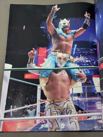 [Ultimo Dragon hand signed autograph ] FOTOLIBRE de Mascara Numero.64