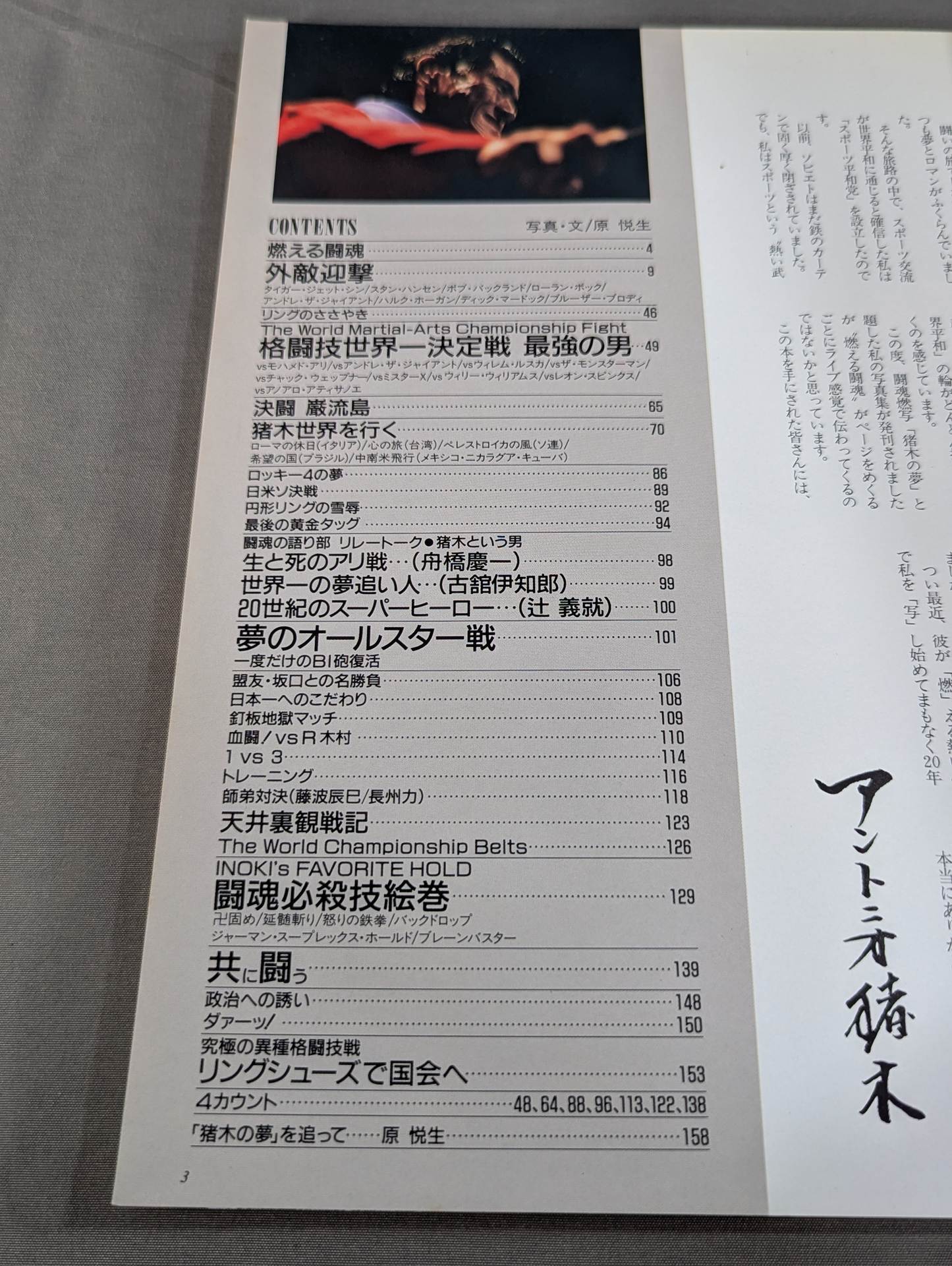 闘魂燃写 猪木の夢