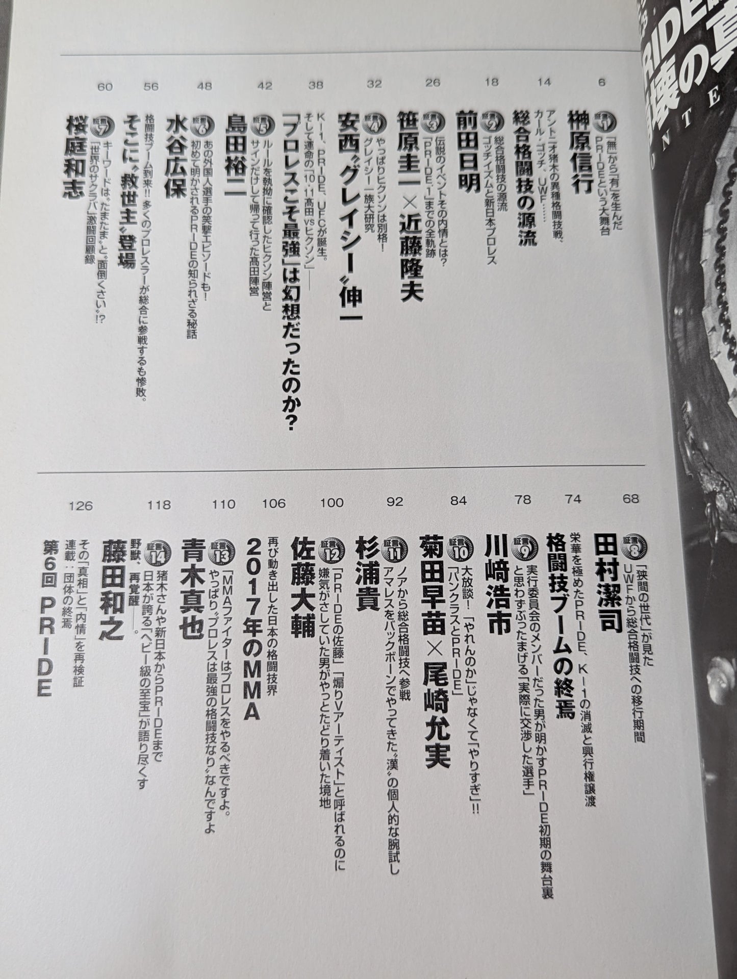 Our Pro Wrestling VOL.8 Pro Wrestling  in the Dark Ages The truth behind the scenes of mixed martial arts that swallowed "The Birth and Collapse of PRIDE"