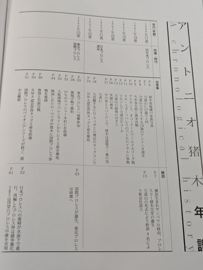 アントニオ猪木全記録 デビュー50周年記念公式写真集