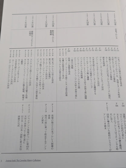 アントニオ猪木全記録 デビュー50周年記念公式写真集