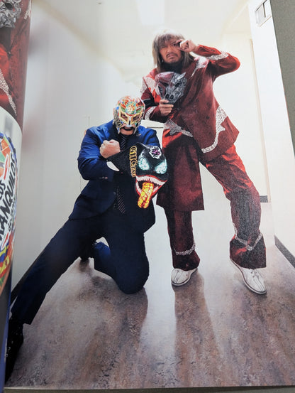 [Tetsuya Naito&BUSHI  hand signed autograph 】FOTOLIBRE de Mascara Numero.83