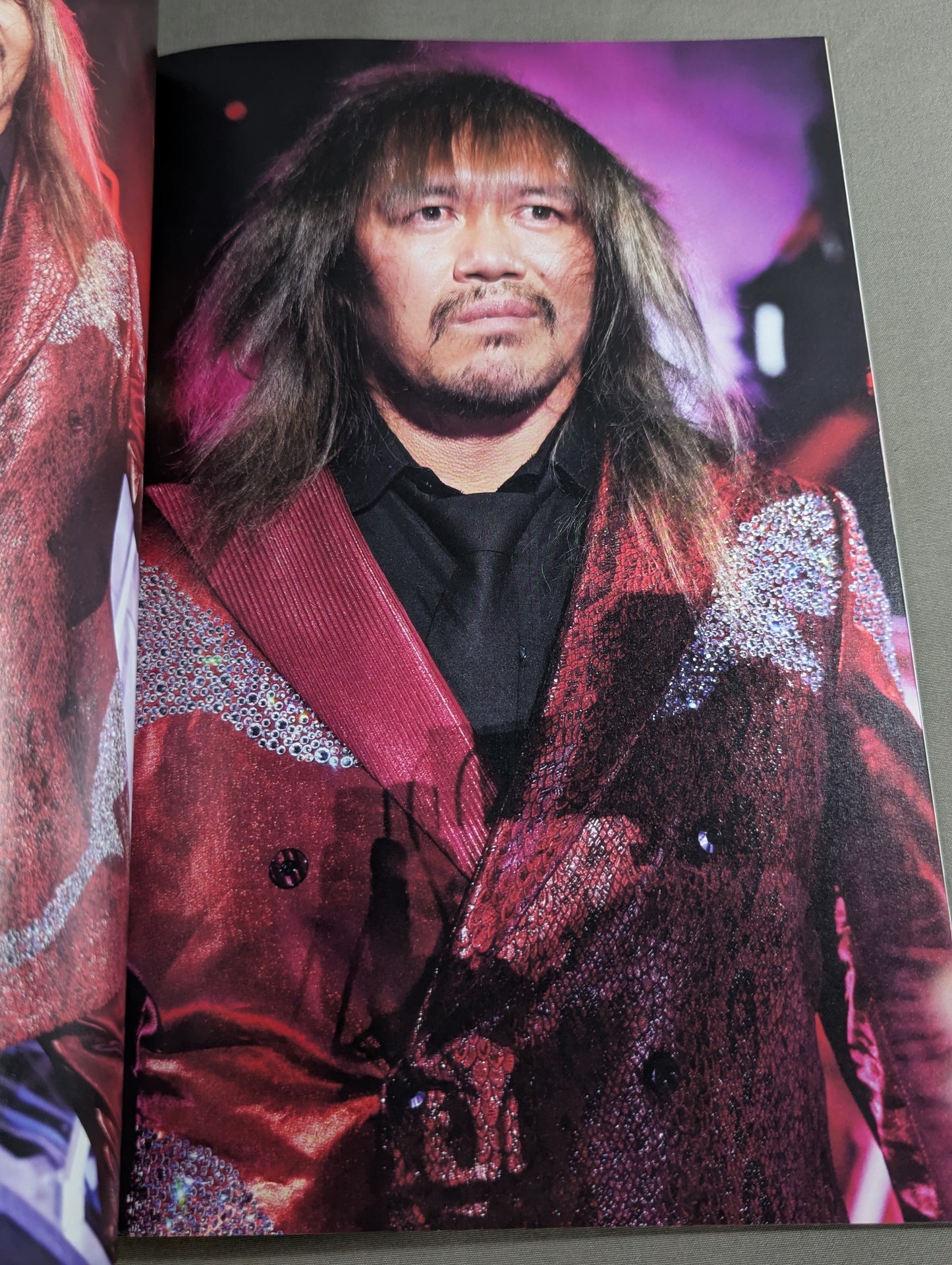 [Tetsuya Naito&BUSHI  hand signed autograph 】FOTOLIBRE de Mascara Numero.83
