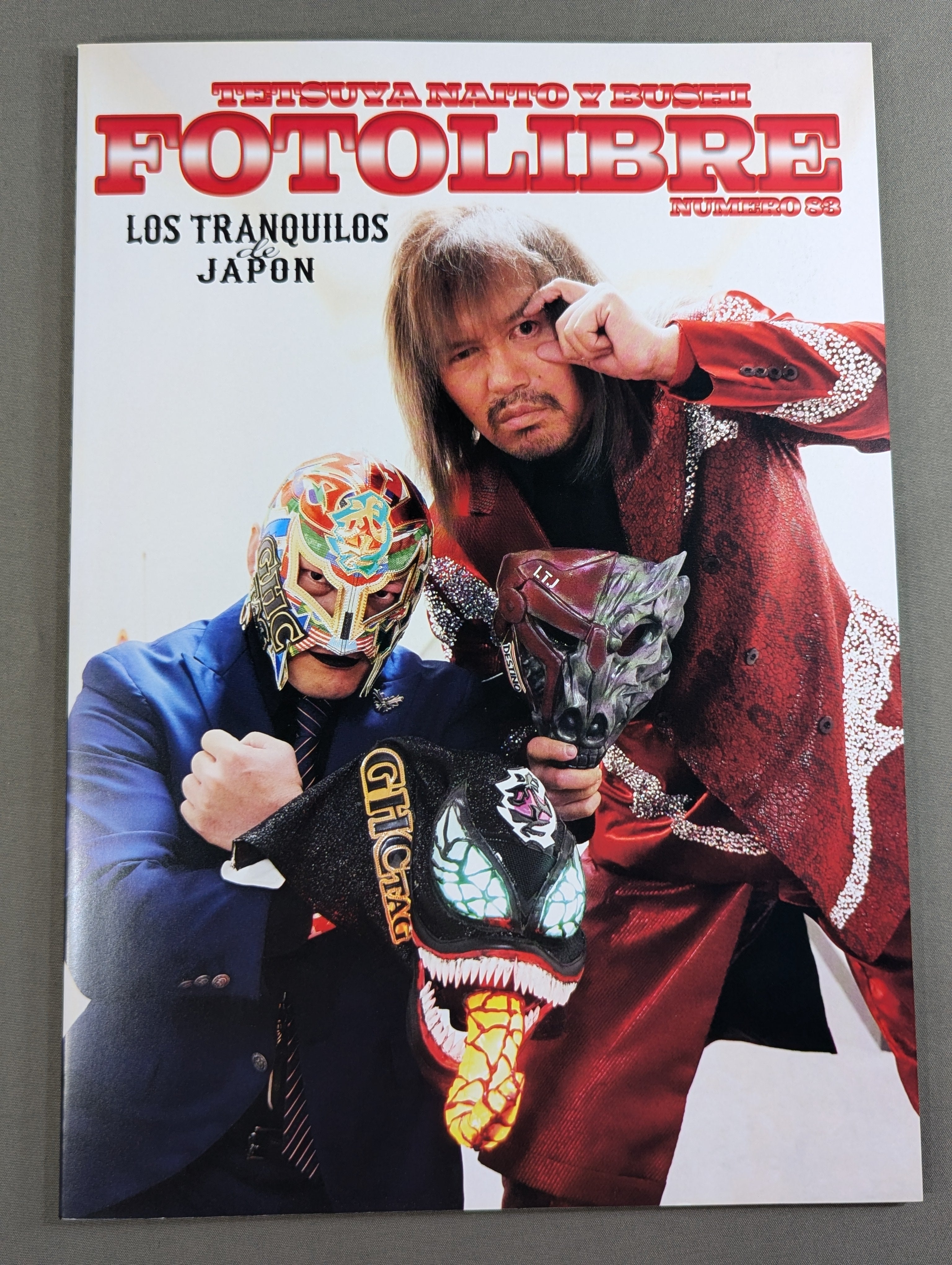 内藤哲也&BUSHI 直筆サイン入り】FOTOLIBRE de Mascara Numero.83 – 闘道館