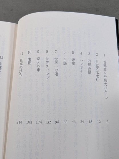 "World Champ scattered on the Metropolitan Expressway" Masao Oba