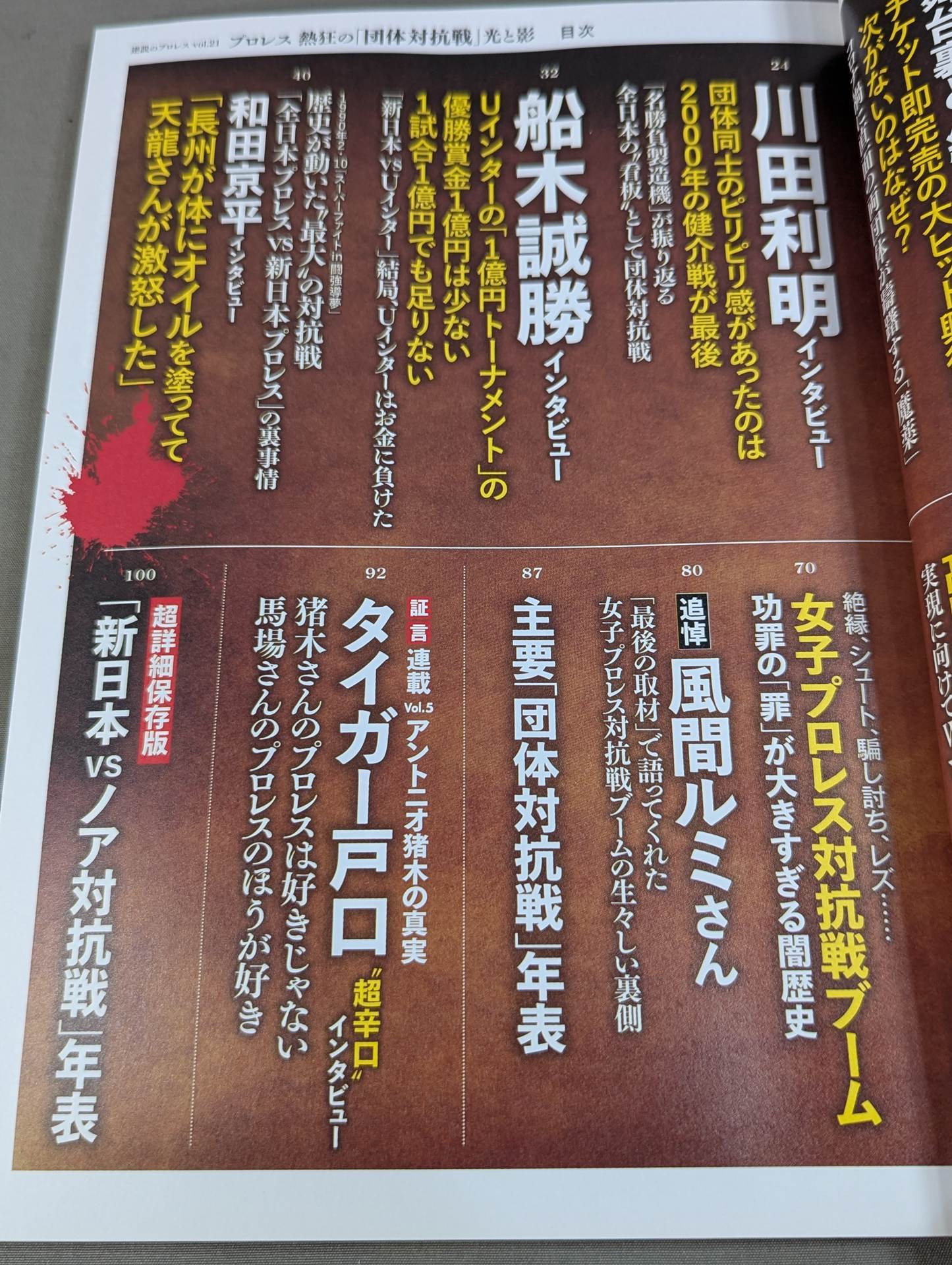 Series Paradoxical Pro Wrestling Vol.21 Pro Wrestling  frenzy "promotion  competition" Light and Shadow