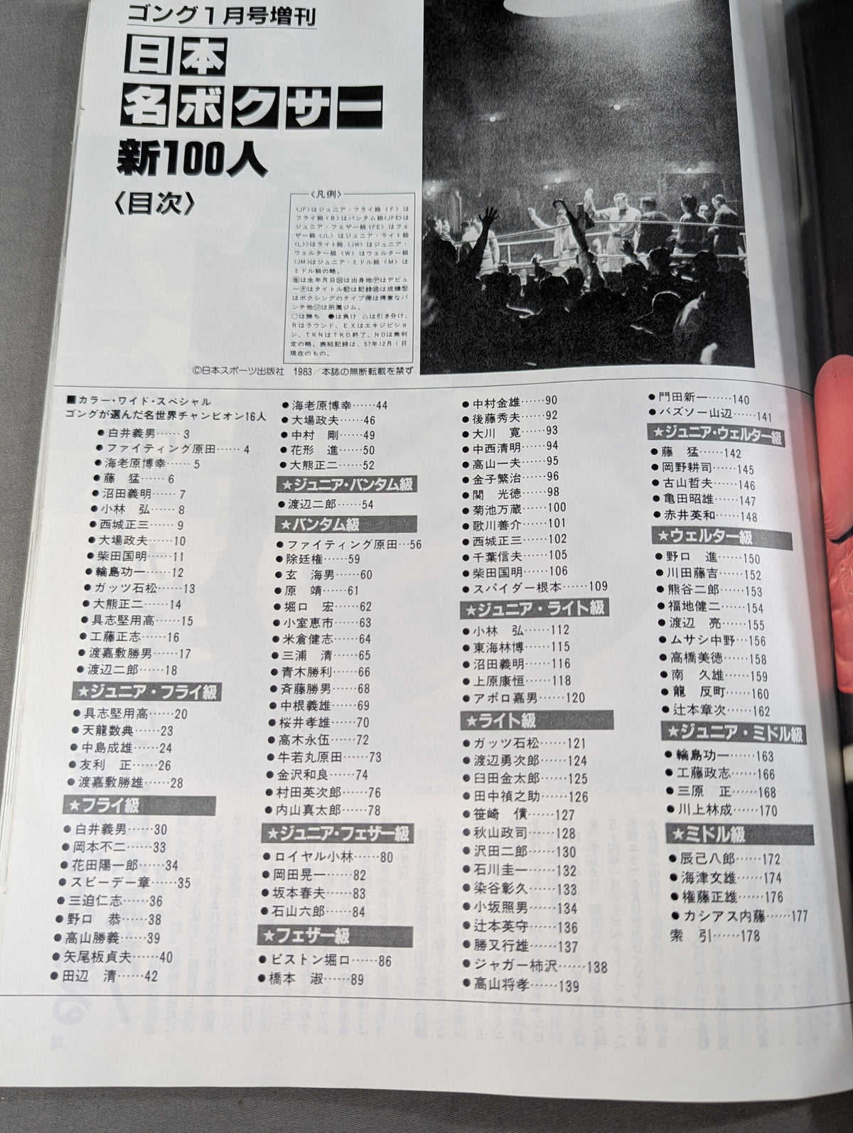 New 100 Famous Japanese Boxers [Yujiro Watanabe, Piston Horiguchi to Jiro Watanabe]