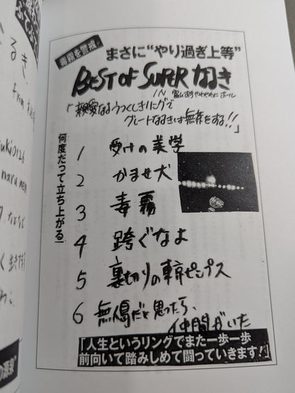 【日々リングに立つあなたに送るプロレスと人生のZINE】2.9（ニーテンキュー）