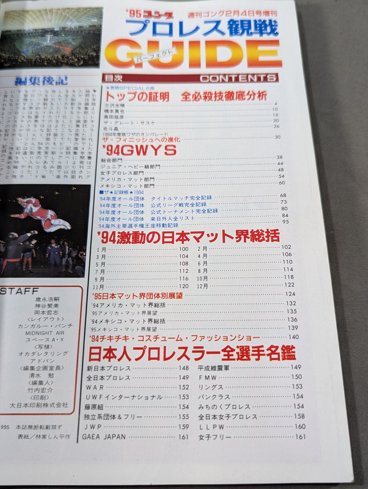 95ゴング プロレス観戦パーフェクトガイド