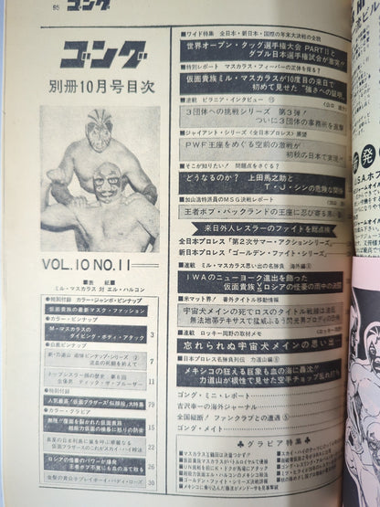 別冊ゴングVol.10 No.11