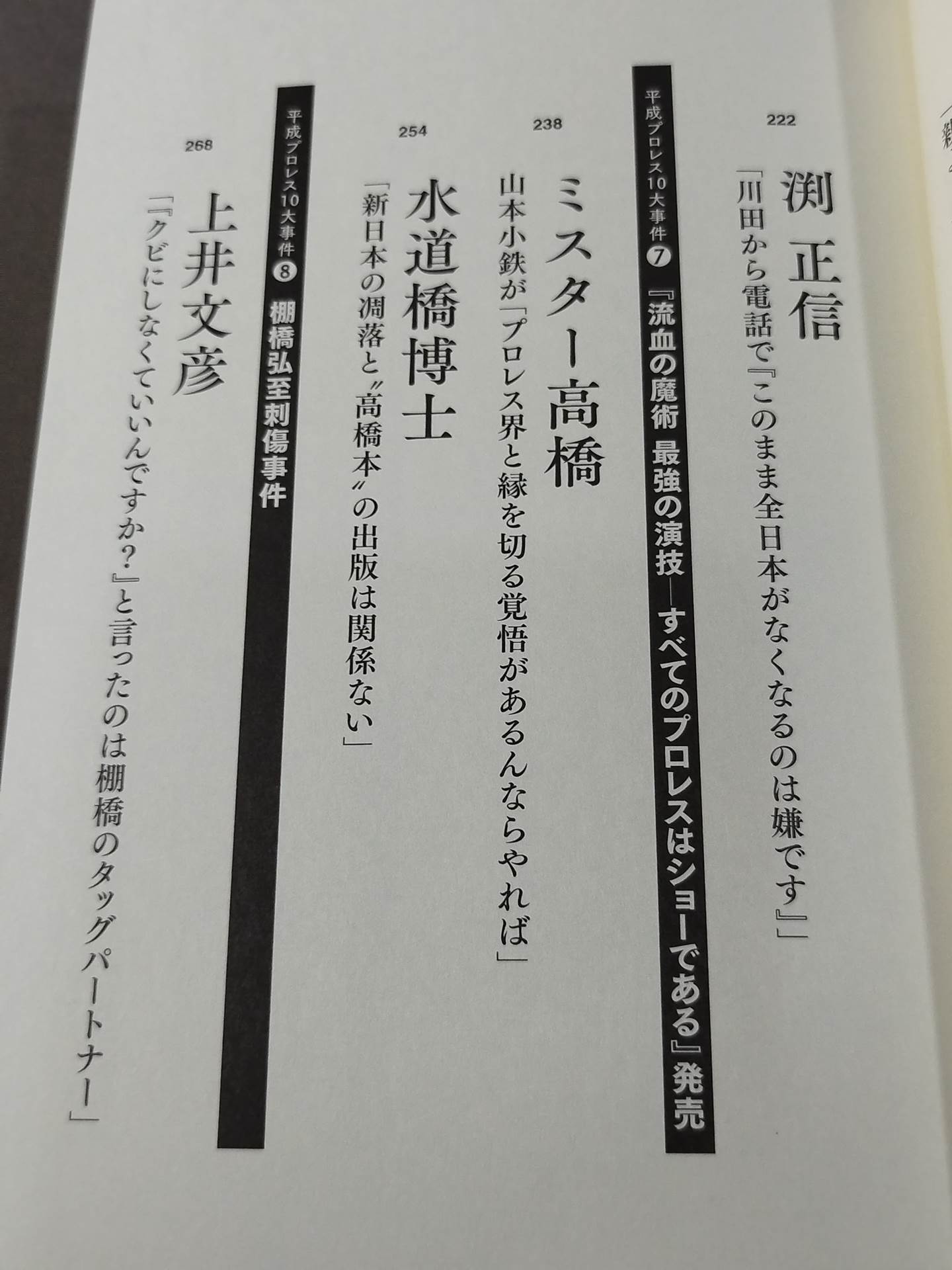 告白 平成プロレス10大事件 最後の真実